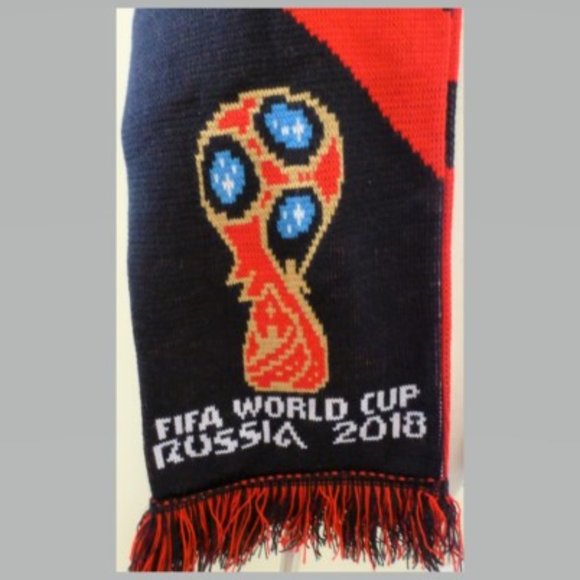 FIFA 2018 World Cup Scarf with Fringe - Picture 3 of 5